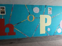 Toivon tunneli - Tunnel of hope, 2015, with Multicoloured dreams (1)